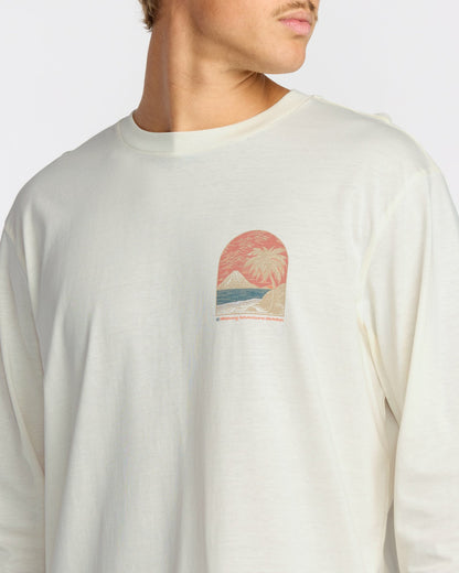 Billabong Coastal Range A/Div Long Sleeve T-Shirt - Off White