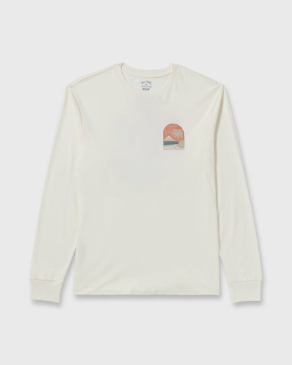 Billabong Coastal Range A/Div Long Sleeve T-Shirt - Off White