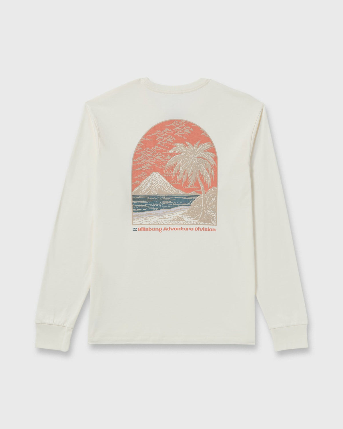 Billabong Coastal Range A/Div Long Sleeve T-Shirt - Off White