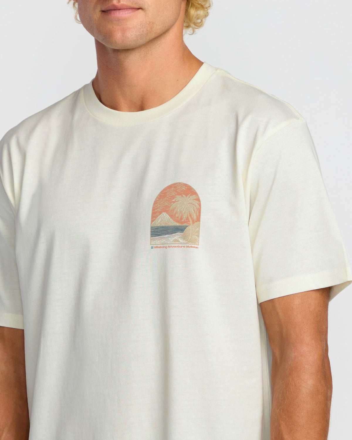 Billabong Coastal Range A/Div Short Sleeve T-Shirt - Off White
