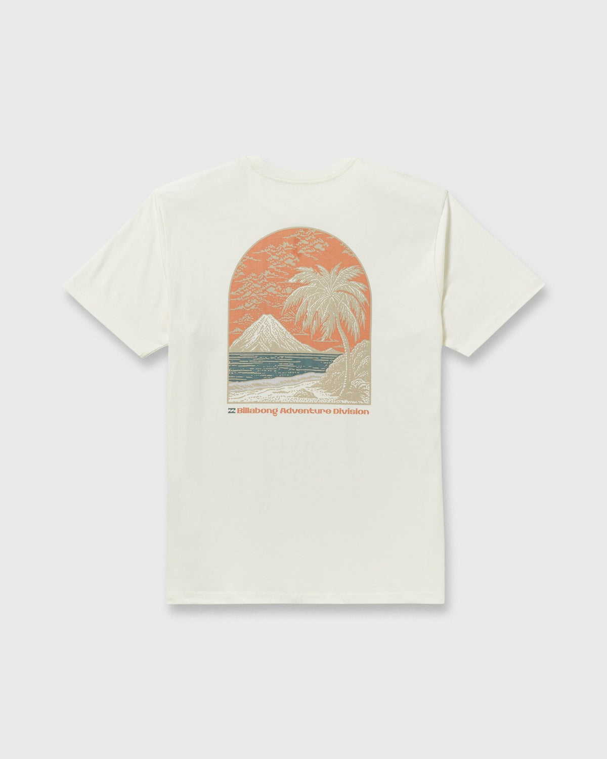 Billabong Coastal Range A/Div Short Sleeve T-Shirt - Off White