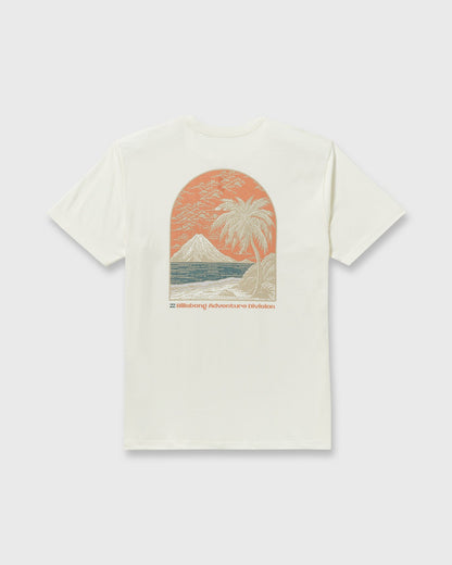 Billabong Coastal Range A/Div Short Sleeve T-Shirt - Off White