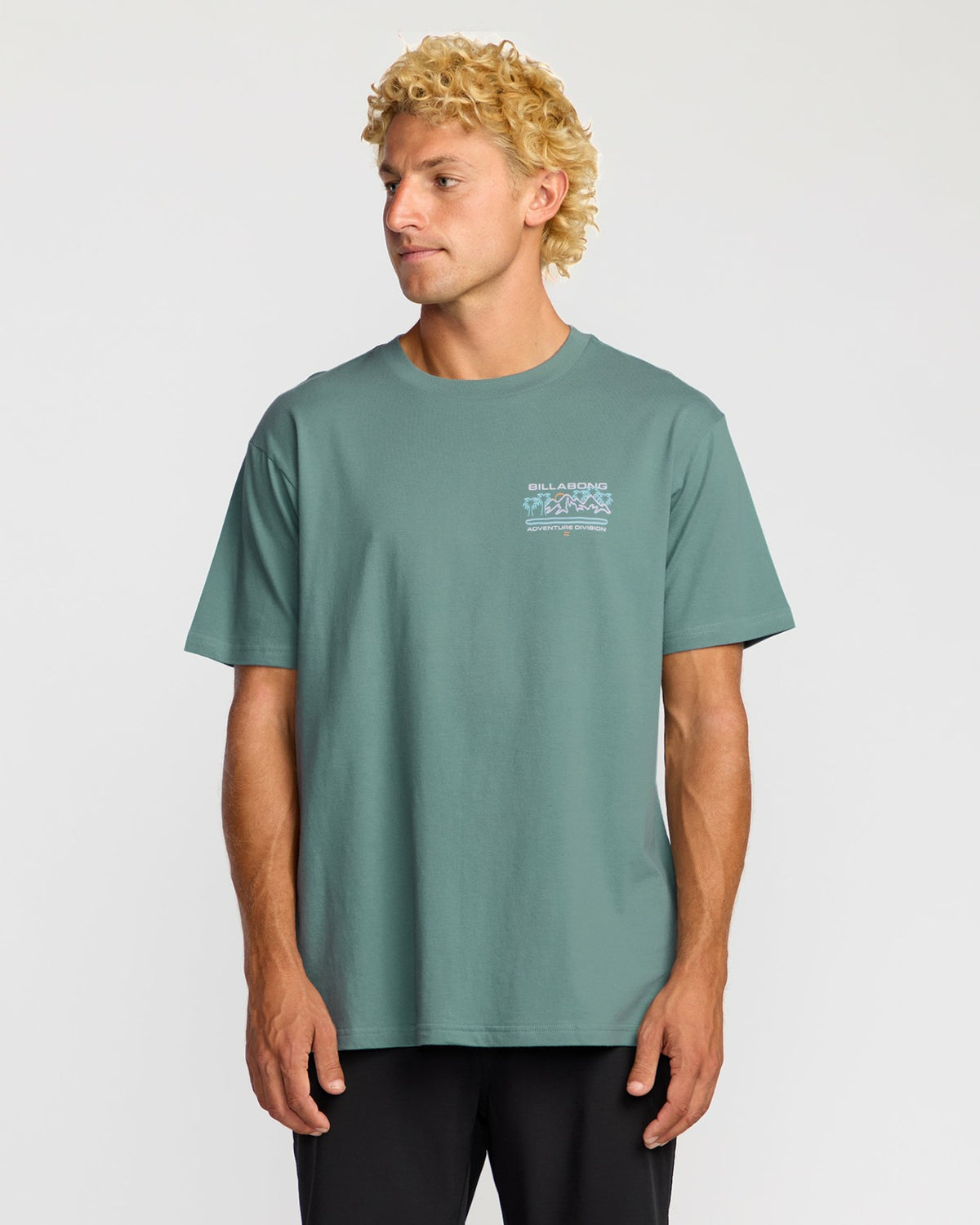 Billabong Coastal Range A/Div Short Sleeve T-Shirt - Sea Blue