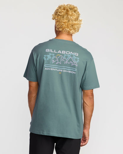 Billabong Coastal Range A/Div Short Sleeve T-Shirt - Sea Blue
