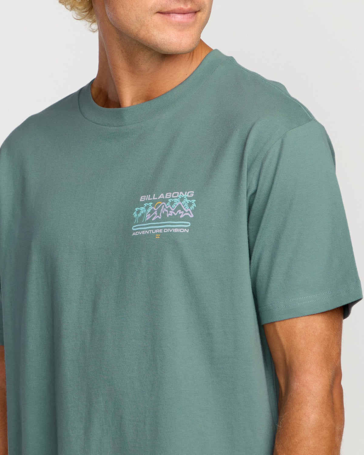 Billabong Coastal Range A/Div Short Sleeve T-Shirt - Sea Blue