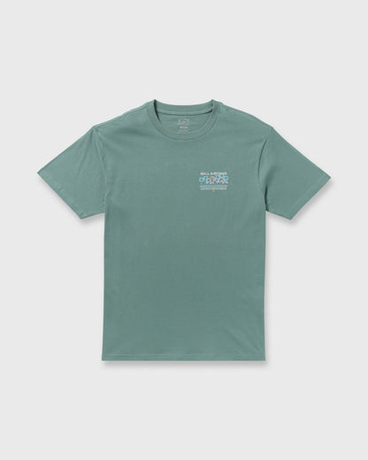Billabong Coastal Range A/Div Short Sleeve T-Shirt - Sea Blue