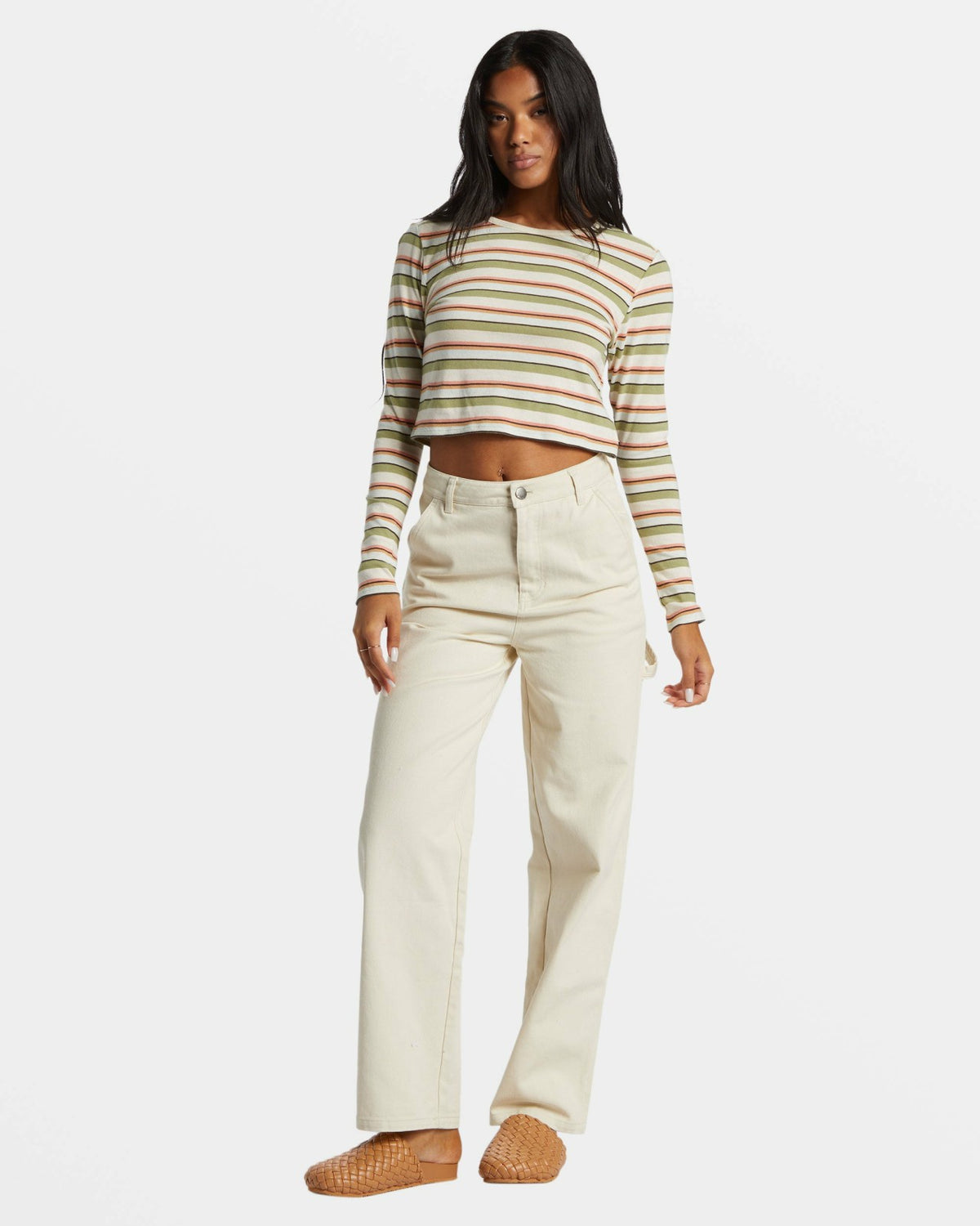Billabong Collet Carpenter Denim Pant - White Cap