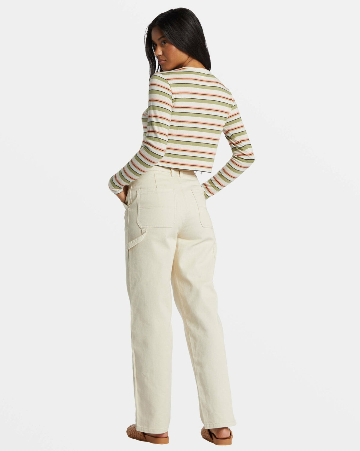 Billabong Collet Carpenter Denim Pant - White Cap