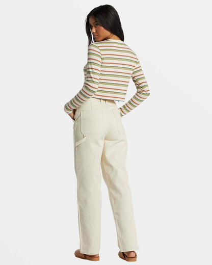Billabong Collet Carpenter Denim Pant - White Cap