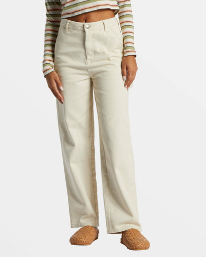 Billabong Collet Carpenter Denim Pant - White Cap