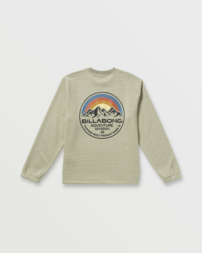 Billabong Compass Crew Sweatshirt - Sage Heather