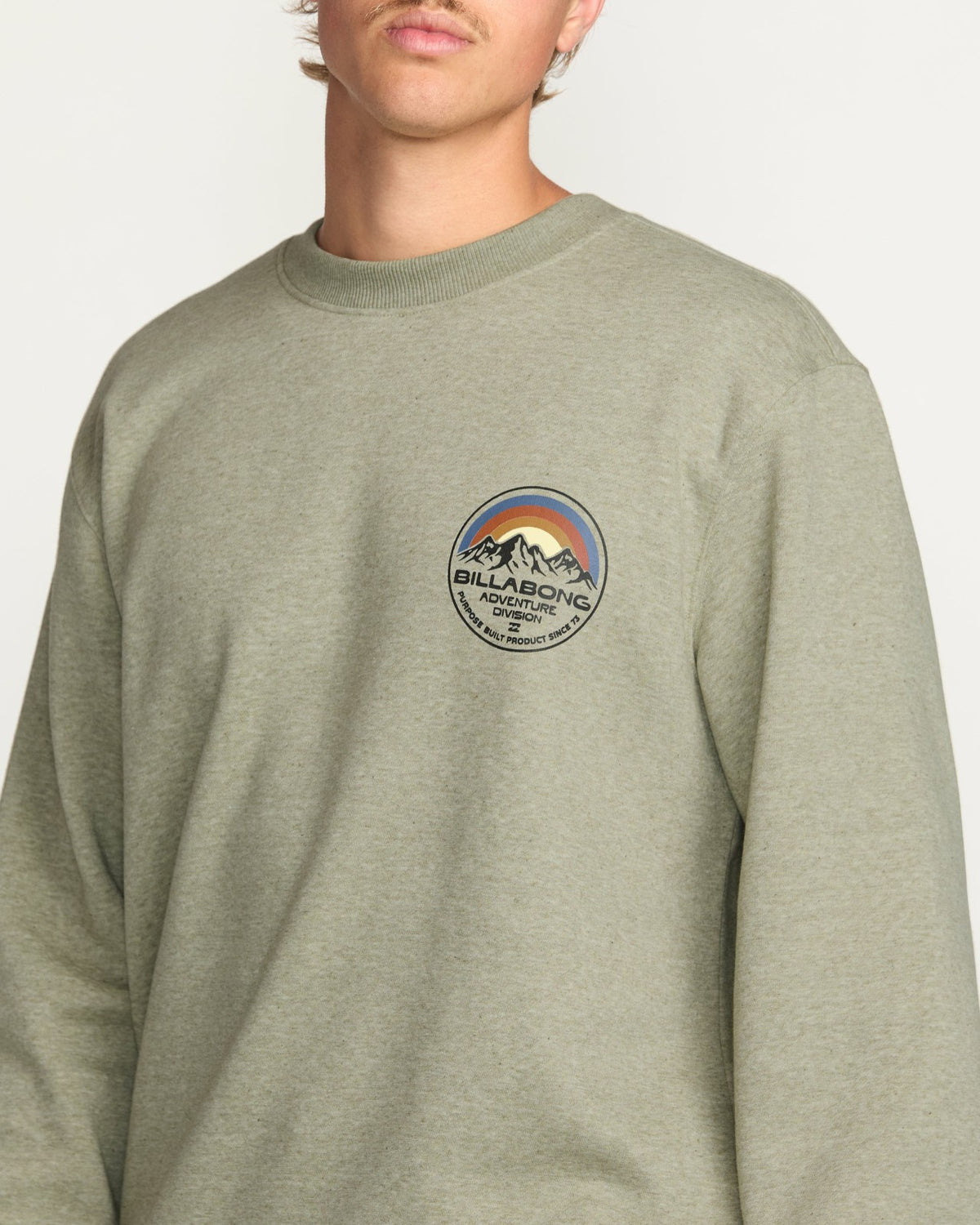 Billabong Compass Crew Sweatshirt - Sage Heather