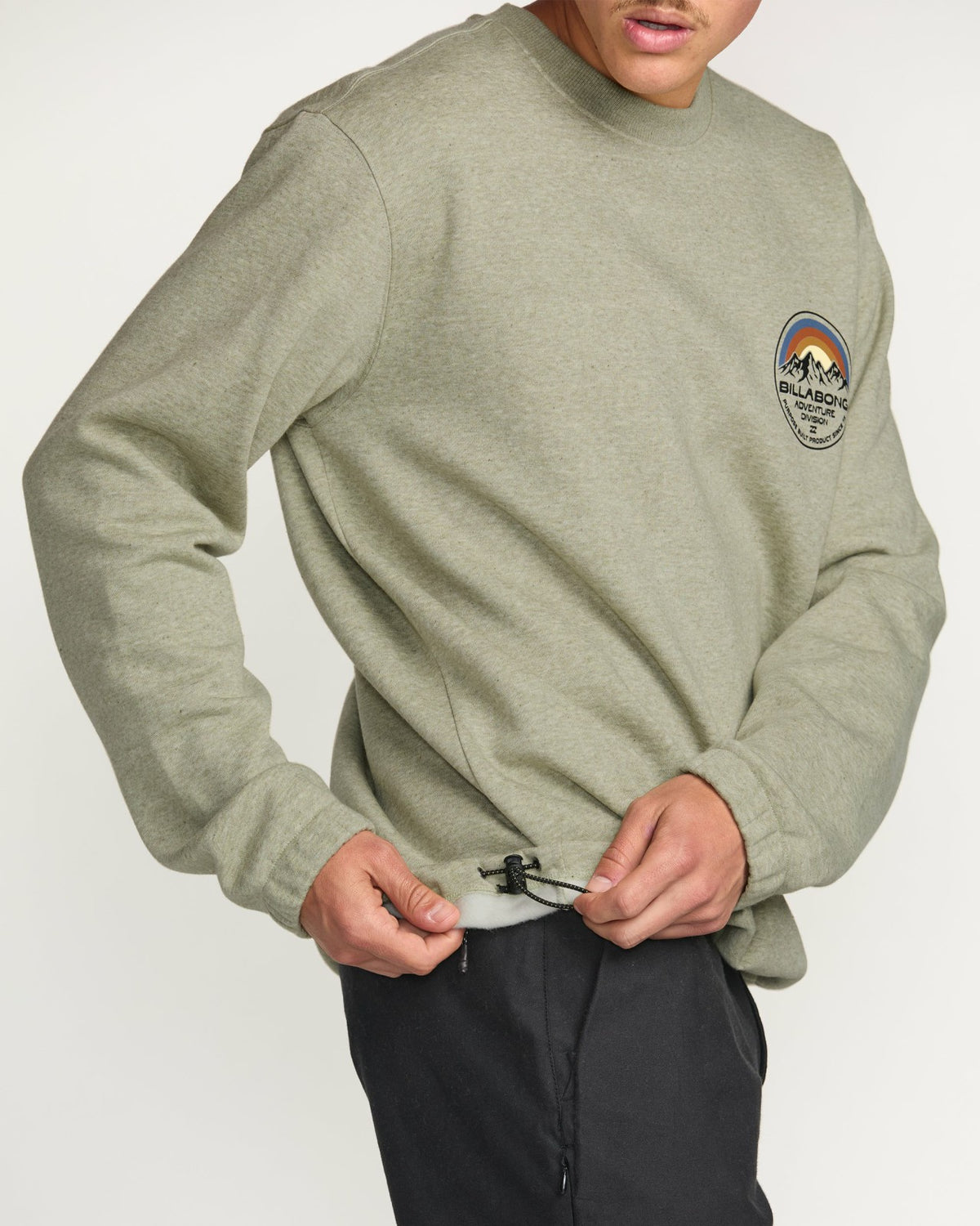 Billabong Compass Crew Sweatshirt - Sage Heather