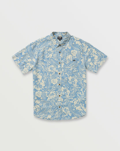 Billabong Cordoba Short Sleeve Shirt - Carolina Blue