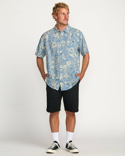 Billabong Cordoba Short Sleeve Shirt - Carolina Blue