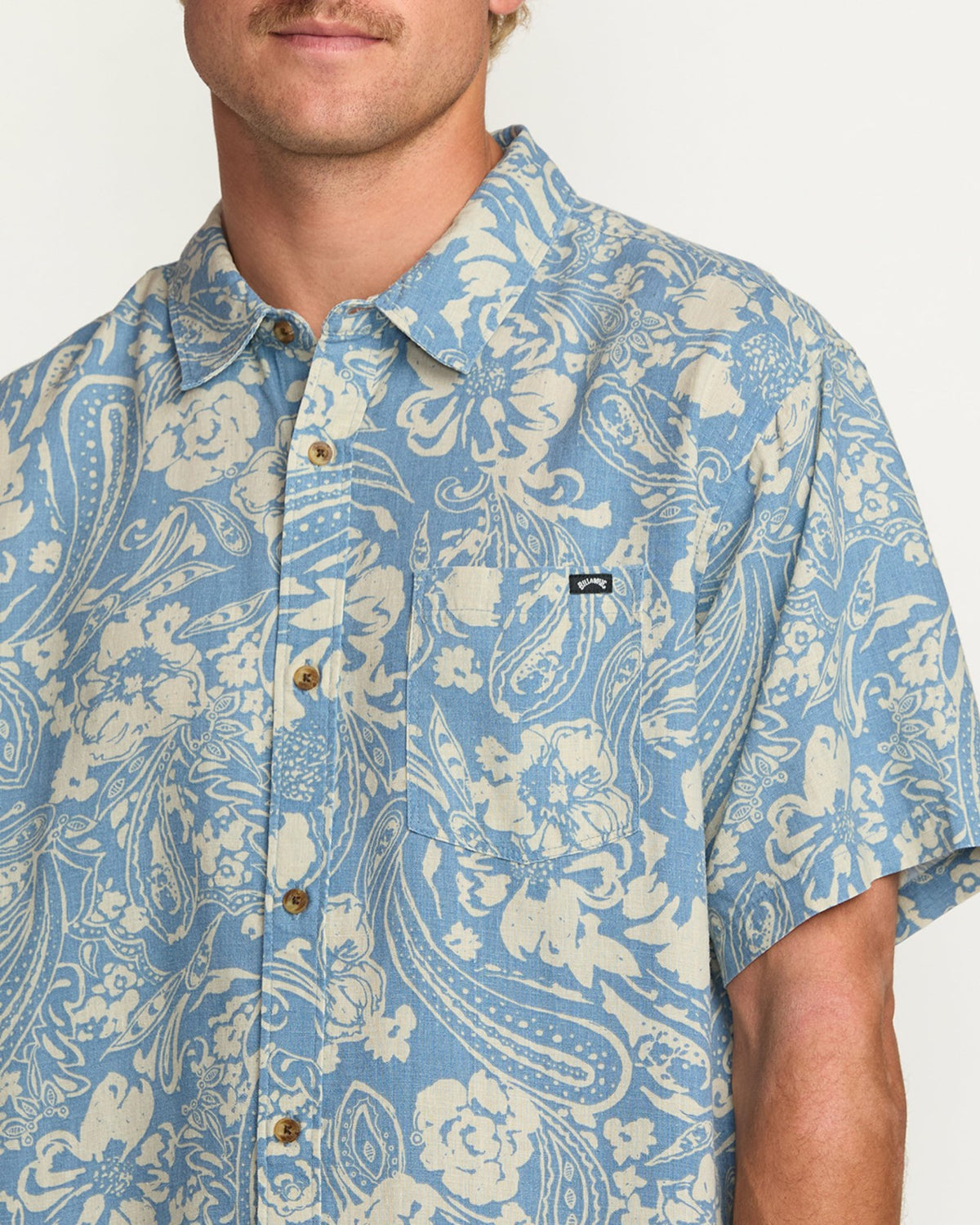Billabong Cordoba Short Sleeve Shirt - Carolina Blue