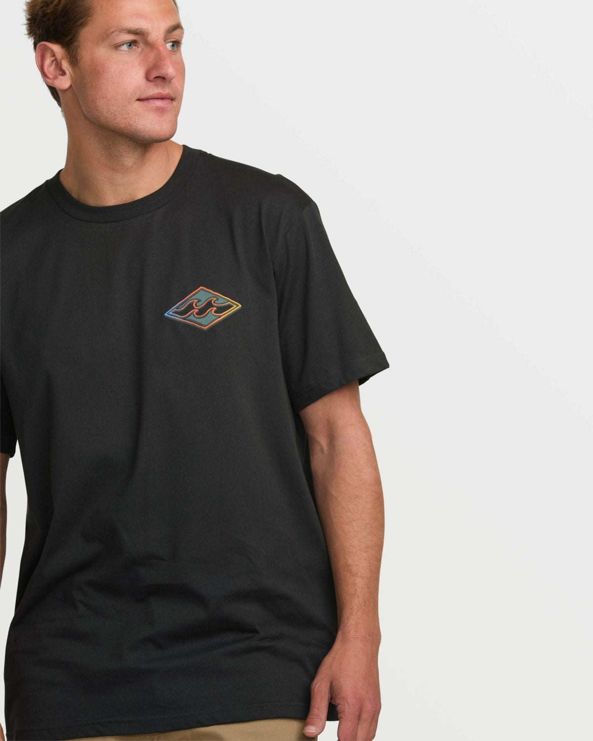 Billabong Crayon Wave Premium Tee - Dark Navy