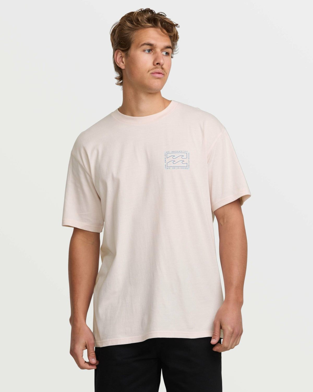 Billabong Crayon Wave Premium Tee - Light Pink