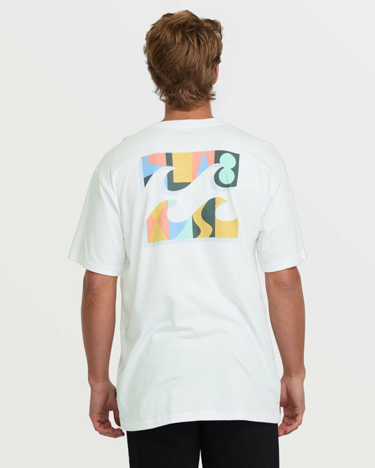 Billabong Crayon Wave Premium Tee - White