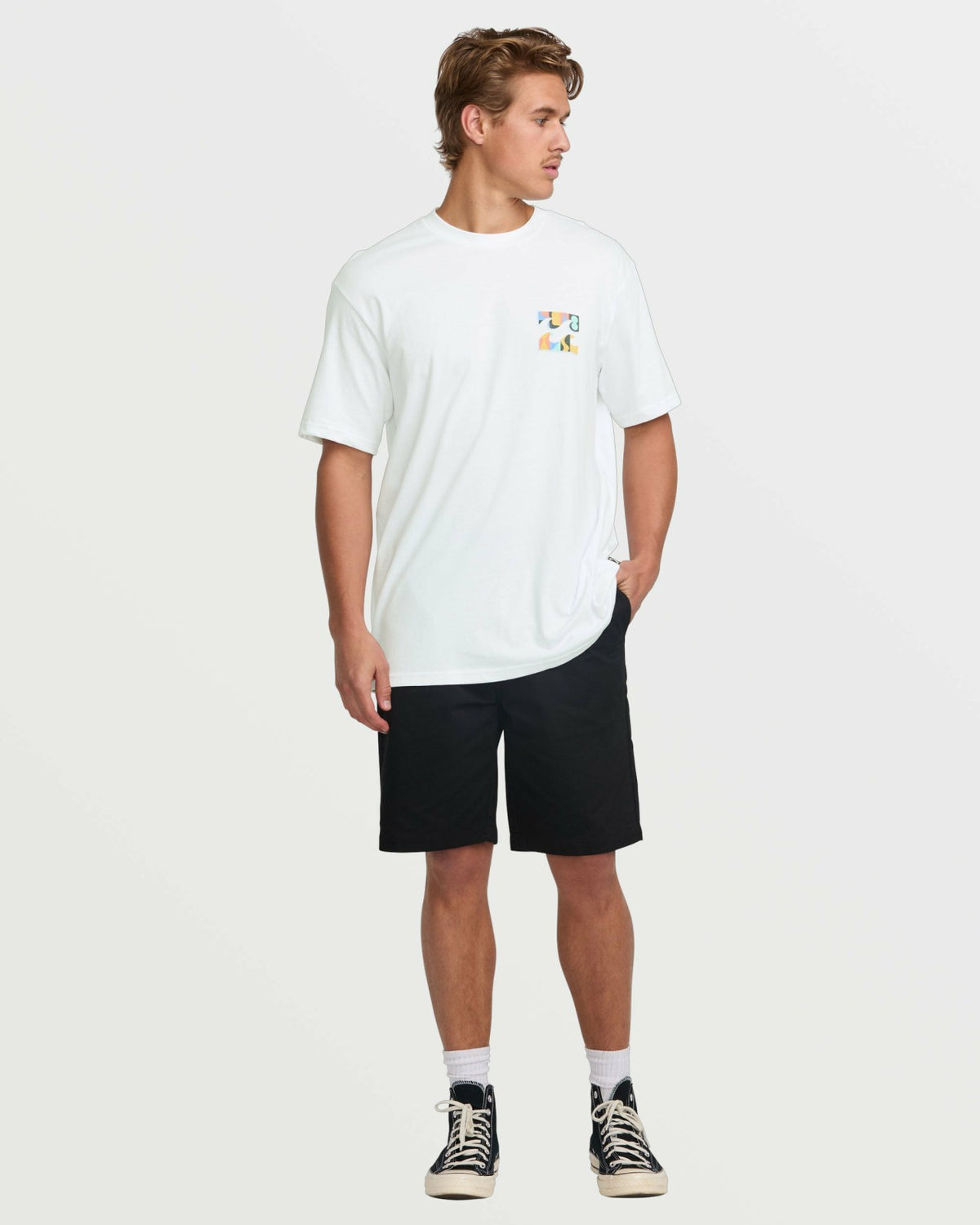 Billabong Crayon Wave Premium Tee - White