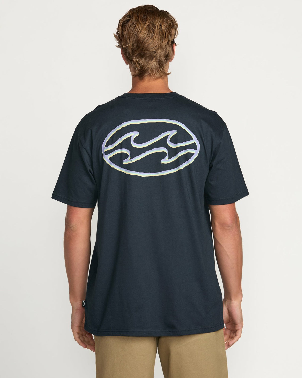Billabong Crayon Wave Premium Tee - Navy