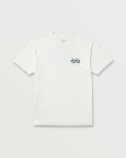 Billabong Crayon Wave Premium Tee - Off White