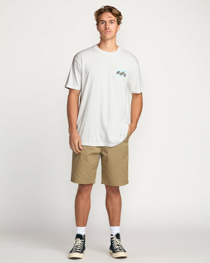 Billabong Crayon Wave Premium Tee - Off White