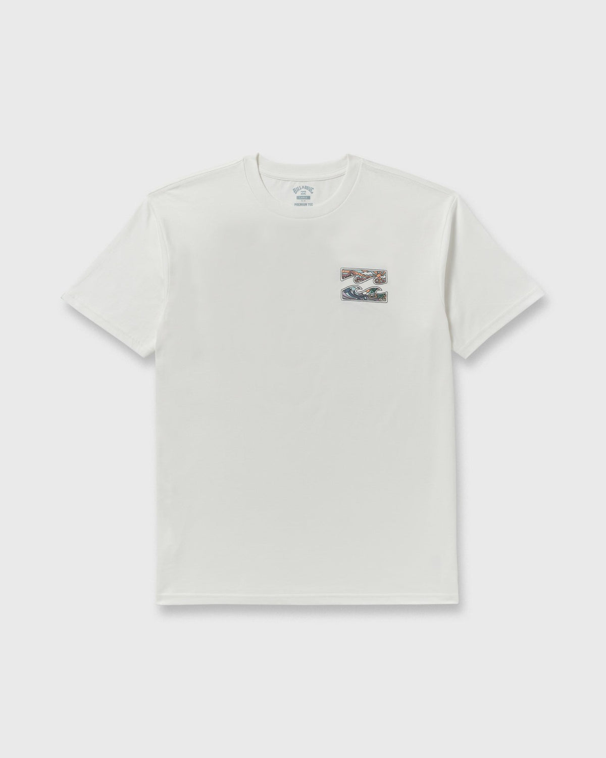 Billabong Crayon Wave Premium Short Sleeve T-Shirt - Off White