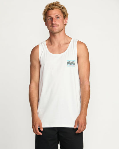 Billabong Crayon Wave Premium Tank - Off White
