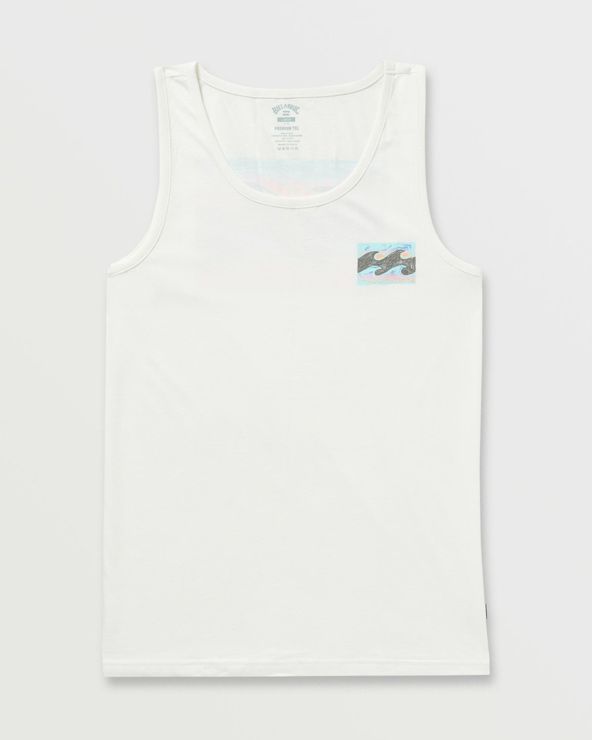 Billabong Crayon Wave Premium Tank - Off White