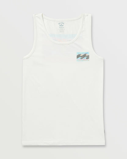 Billabong Crayon Wave Premium Tank - Off White