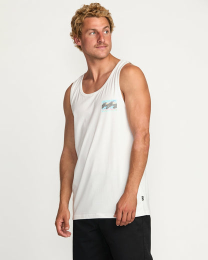 Billabong Crayon Wave Premium Tank - Off White