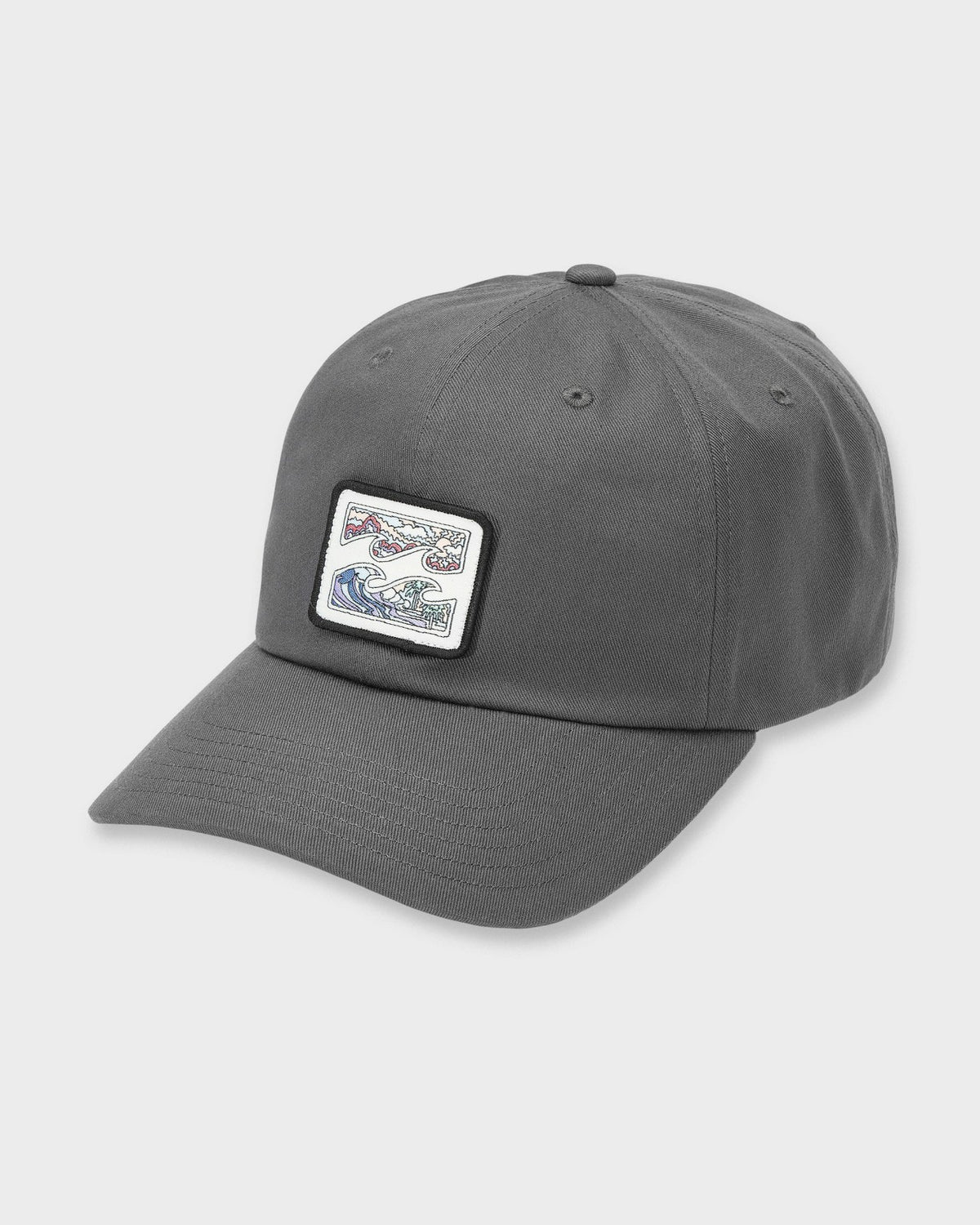Billabong Crayon Wave Strapback Hat - Raven
