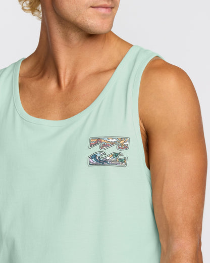 Billabong Crayon Wave Tank - Sea Glass