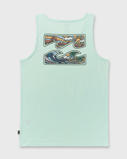 Billabong Crayon Wave Tank - Sea Glass