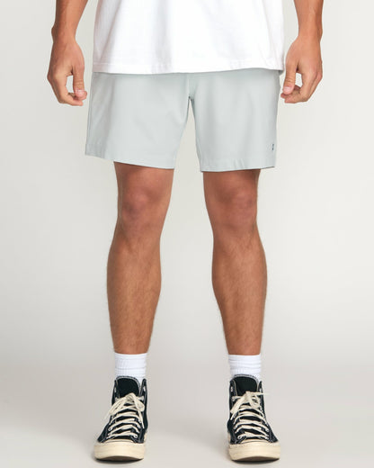 Billabong Crossfire Submersible 17" Hybrid Shorts - Ash Blue