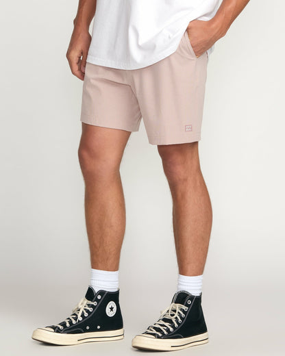 Billabong Crossfire Submersible 17" Hybrid Shorts - Dusty Pink