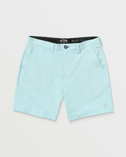 Billabong Crossfire Submersible 17" Hybrid Shorts - Dusty Blue