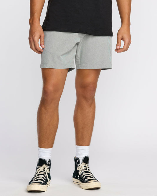Billabong Crossfire Submersible 17" Hybrid Shorts - Green Ash