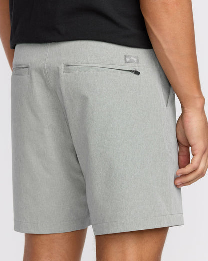Billabong Crossfire Submersible 17" Hybrid Shorts - Green Ash