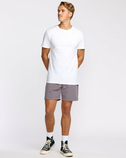 Billabong Crossfire Submersible 17" Hybrid Shorts - Purple Ash