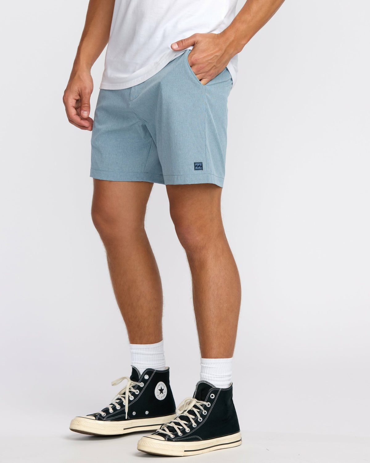 Billabong Crossfire Submersible 17" Hybrid Shorts - Slate Blue