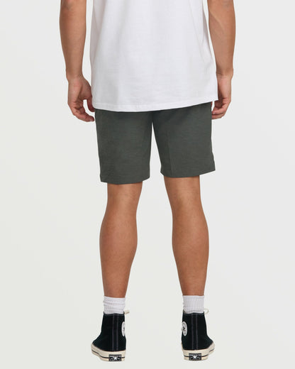 Billabong Crossfire Submersible 19" Hybrid Shorts - Asphalt