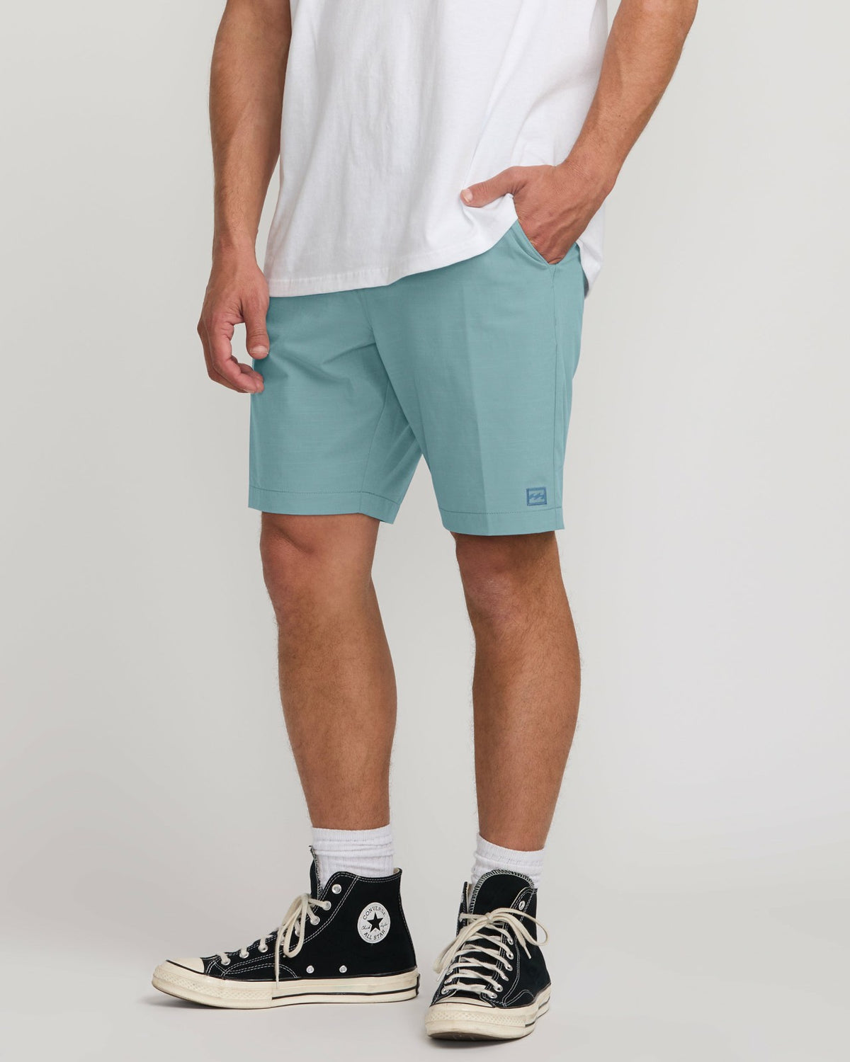 Billabong Crossfire Submersible 19" Hybrid Shorts - Glacier Blue