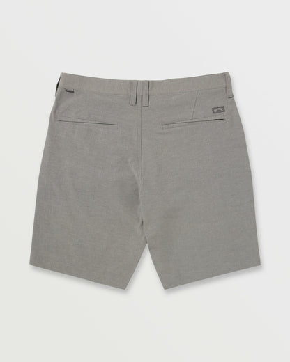 Billabong Crossfire Submersible 19" Hybrid Shorts - Gray