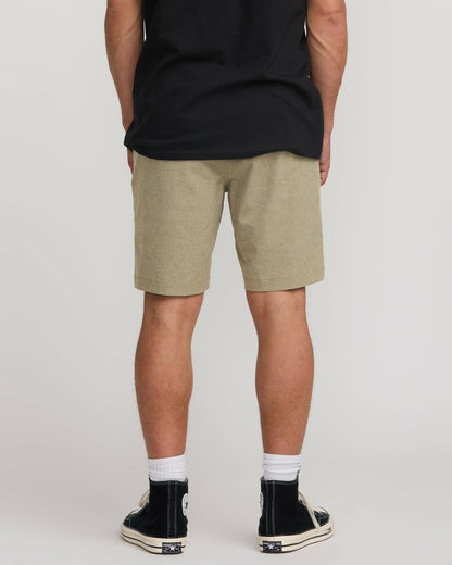 Billabong Crossfire Submersible 19" Hybrid Shorts - Khaki