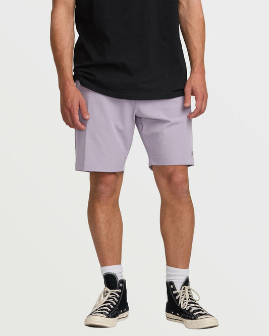 Billabong Crossfire Submersible 19" Hybrid Shorts - Light Purple
