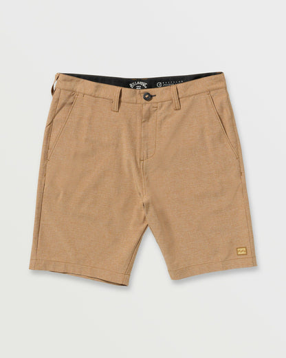 Billabong Crossfire Submersible 19" Hybrid Shorts - Tobacco