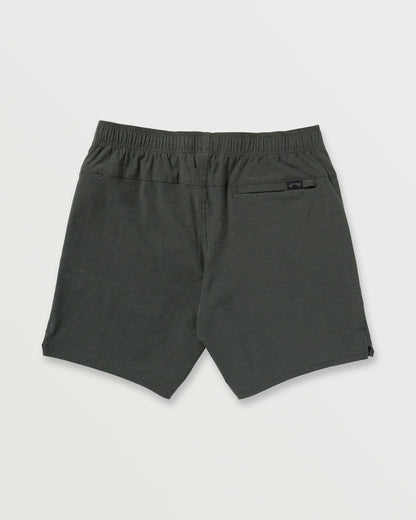 Billabong Crossfire Elastic Submersible 18" Hybrid Shorts - Asphalt