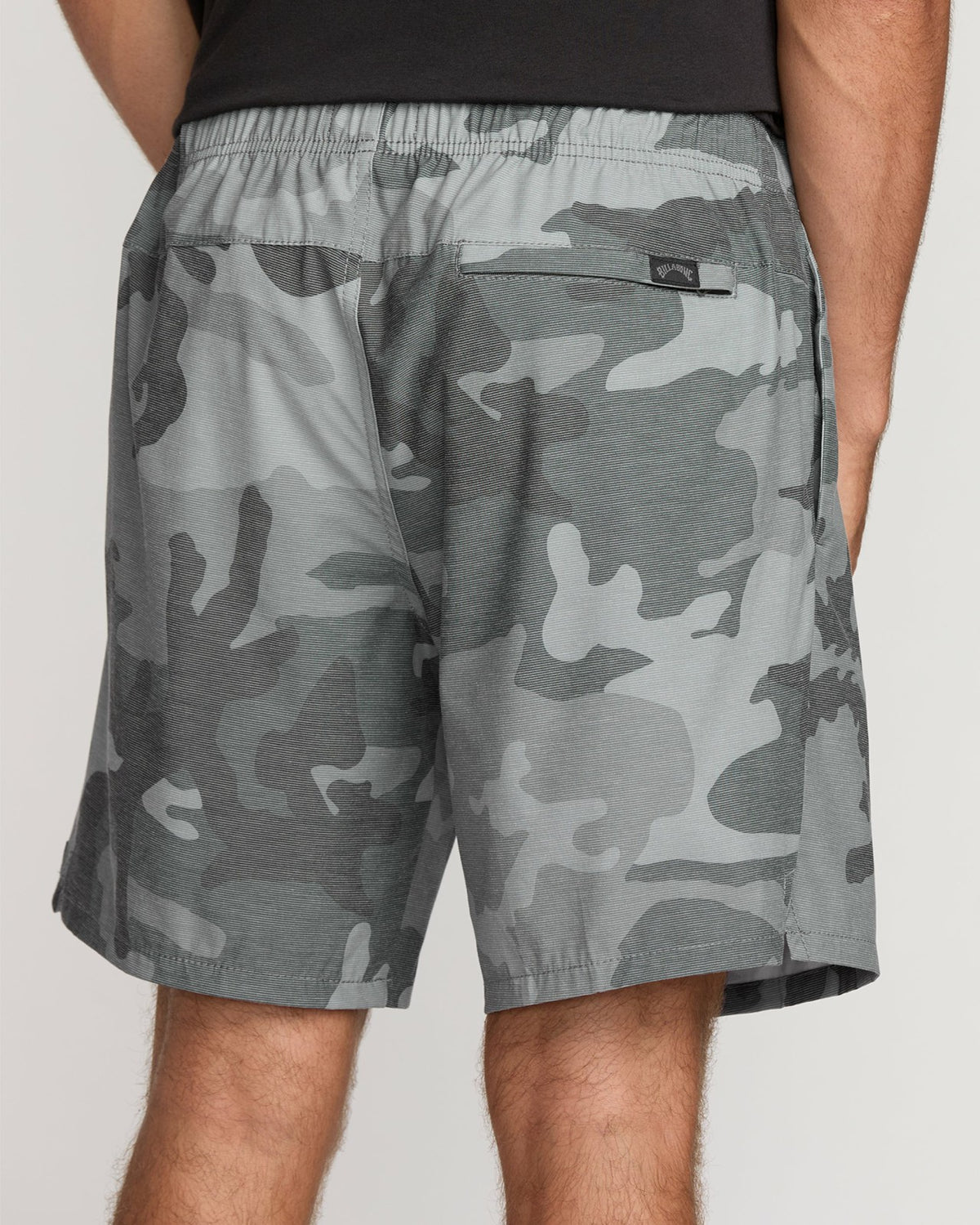 Billabong Crossfire Elastic Submersible 18" Hybrid Shorts - Black Camo